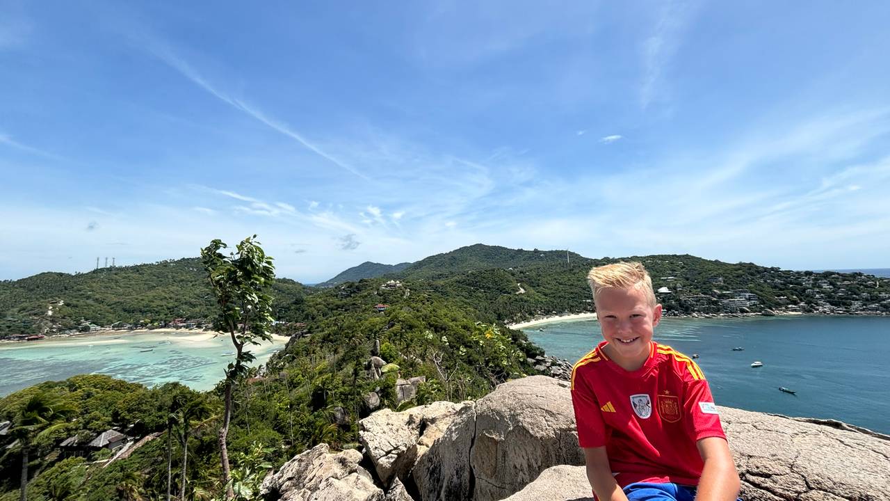 Uitzichtpunt bij Koh Tao